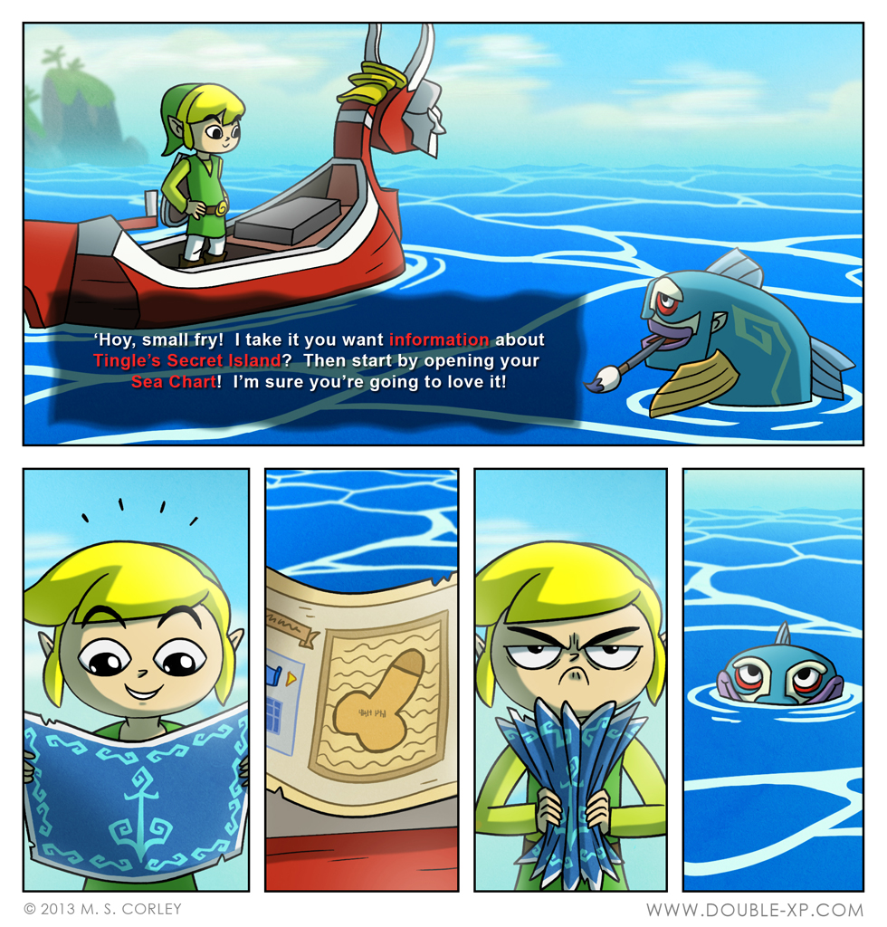 Wind Waker Sea Chart